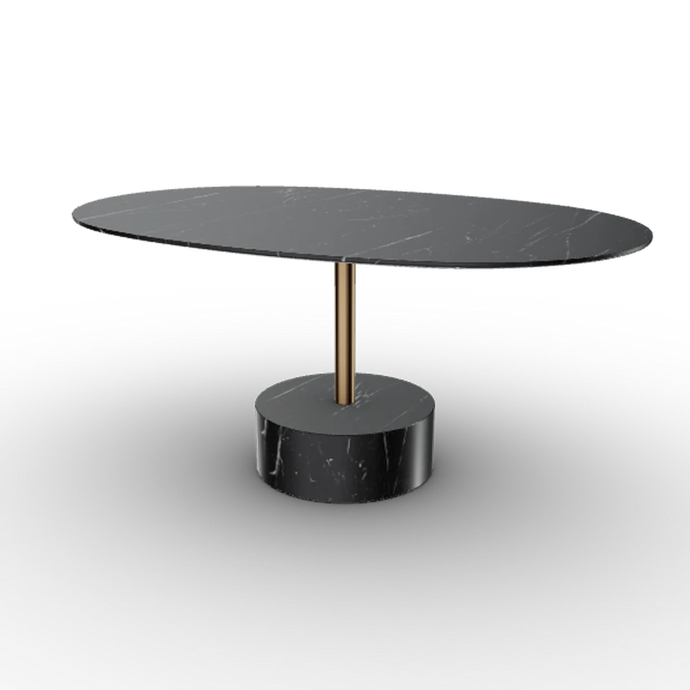 Стол 9 Dining Table oval — Cassina, мрамор