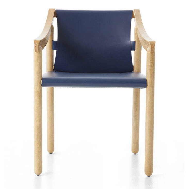 Каркас и наполнение: массив дерева. Современный дизайн Стул 905 — Cassina, кожа, фото 6