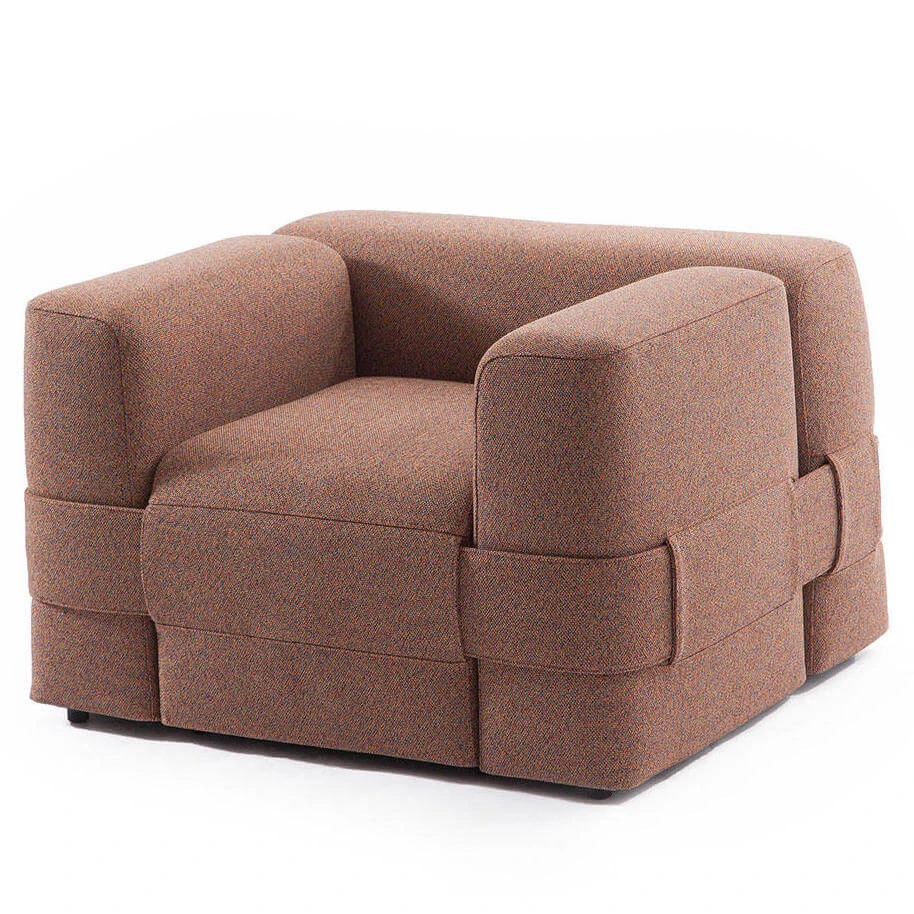 Каркас и наполнение: массив дерева. Современный дизайн Кресло 932 MB1 Quartet — Cassina, кожа, фото 6