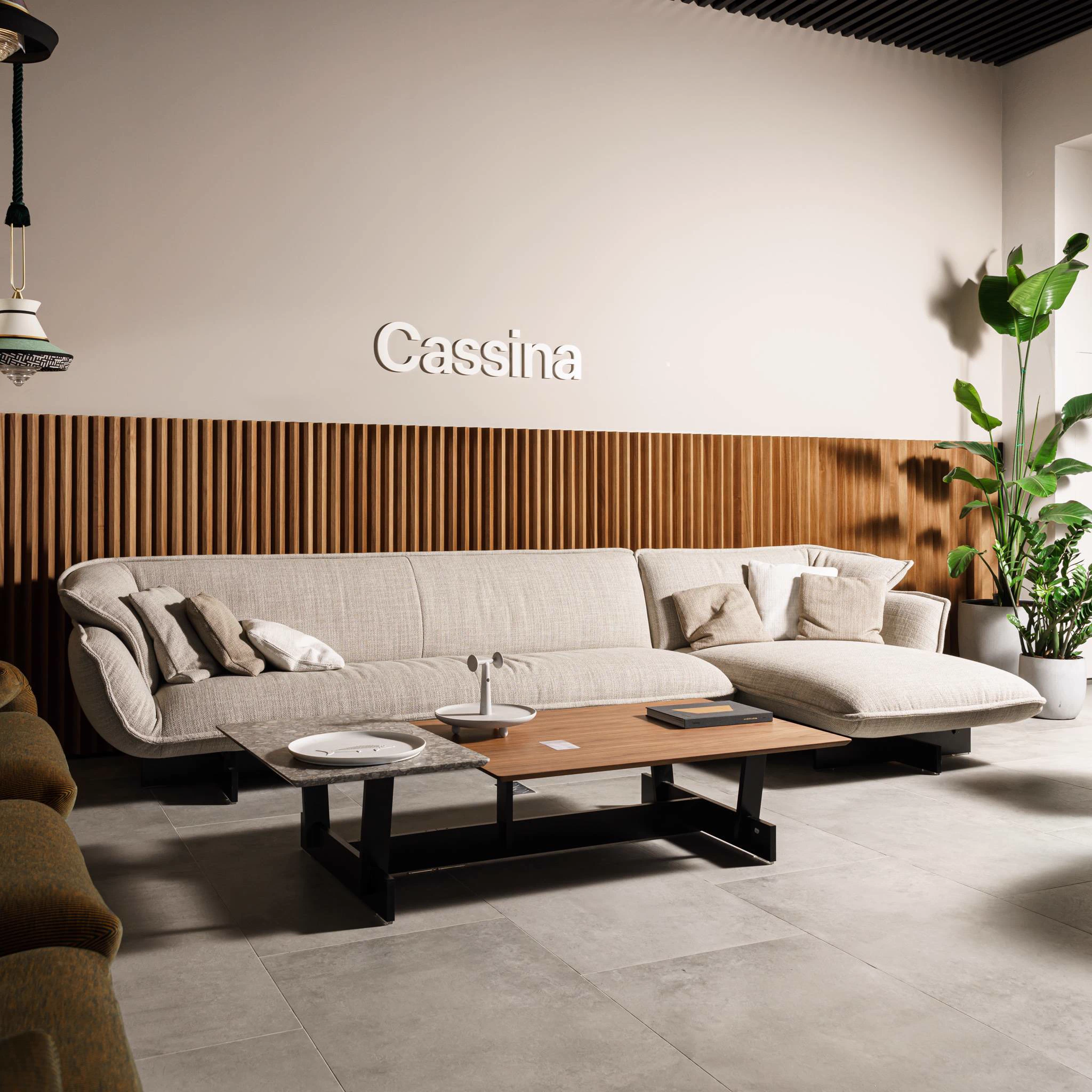 Диван с шезлонгом Beam — Cassina, массив дерева, фото 2