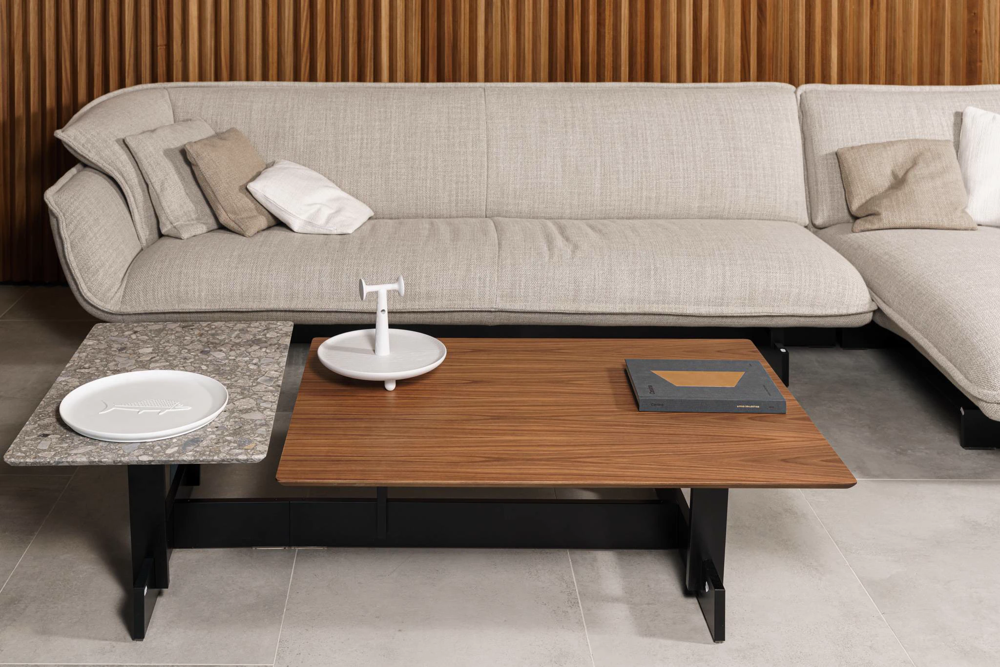 Диван с шезлонгом Beam — Cassina, массив дерева, фото 4