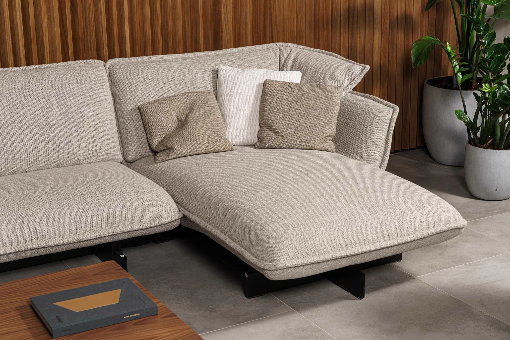 Диван с шезлонгом Beam — Cassina, массив дерева, фото 5