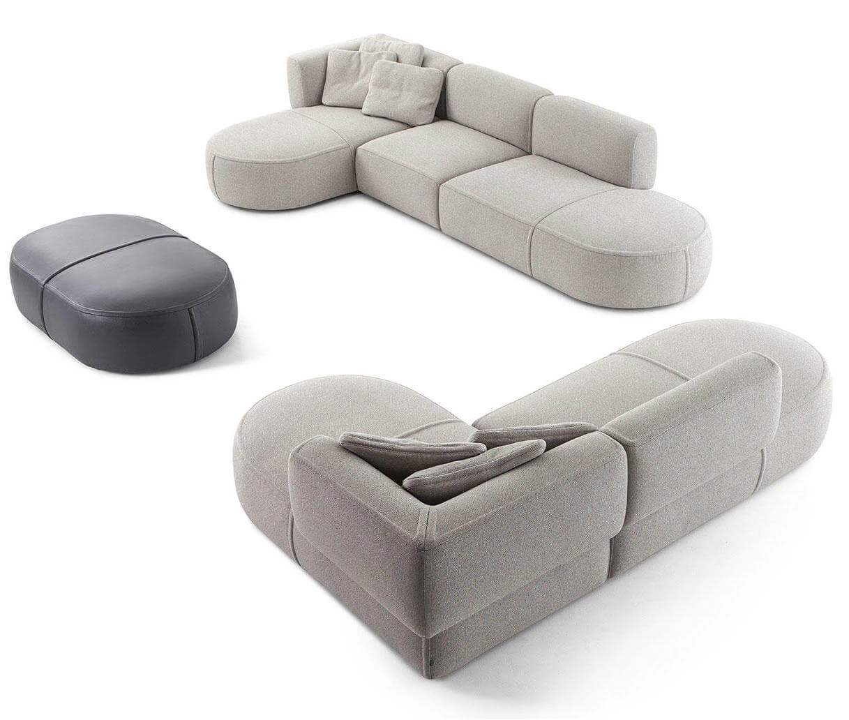 Диван Bowy-Sofa — Cassina, массив дерева, фото 5