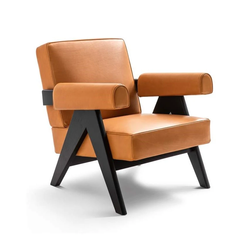 Кресло Capitol Complex h74 — Cassina, кожа