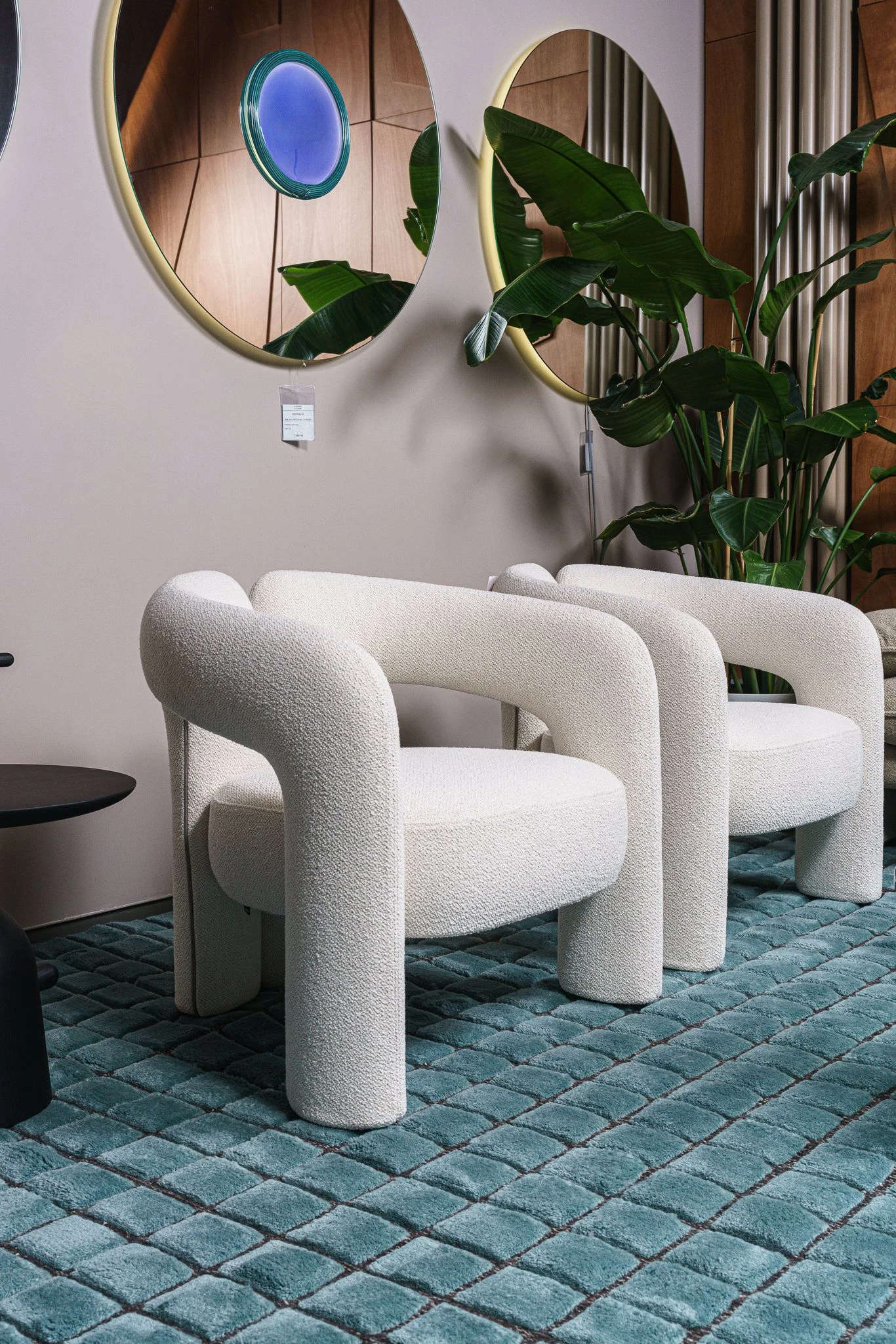 Каркас и наполнение: дерево, ППУ. Современный дизайн Кресло Dudet Look Bianco — Cassina, ткань, фото 3
