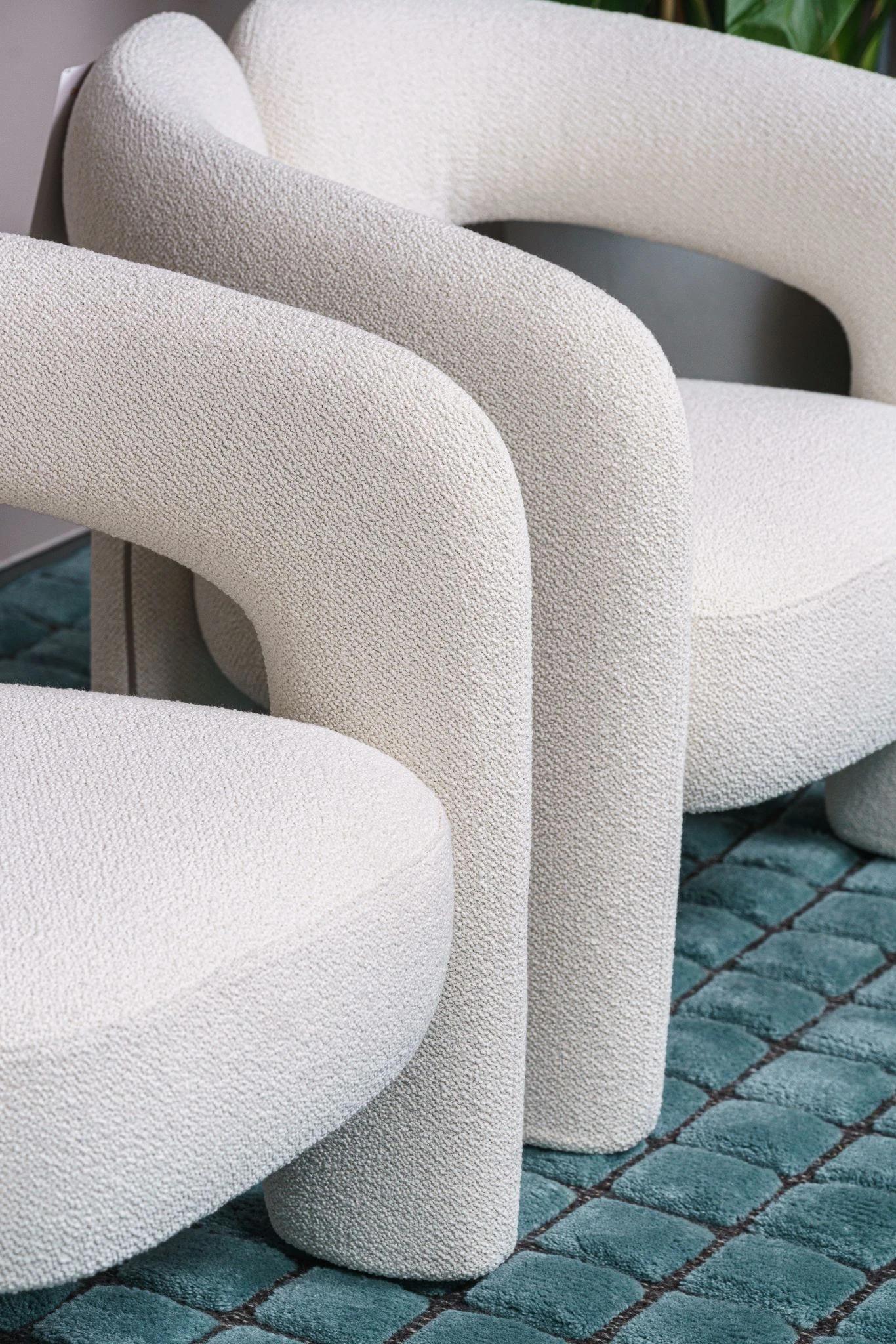 Каркас и наполнение: дерево, ППУ. Современный дизайн Кресло Dudet Look Bianco — Cassina, ткань, фото 5
