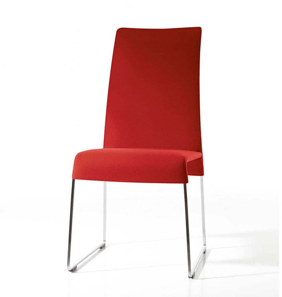 Каркас и наполнение: металл. Современный дизайн Стул Eraclea — Cassina, кожа, фото 2