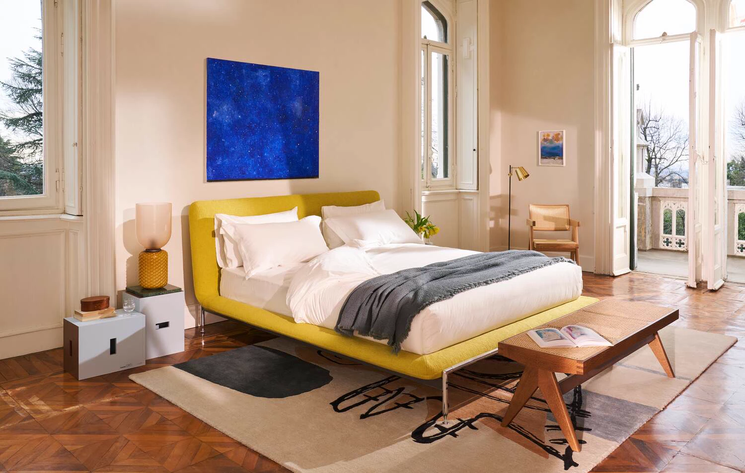 Кровать Esosoft — Cassina, ткань, фото 5
