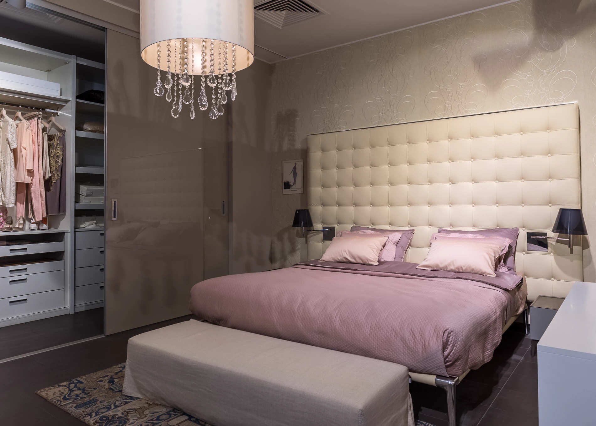 Кровать с высоким изголовьем L26/L27 Volage — Cassina, фото 2