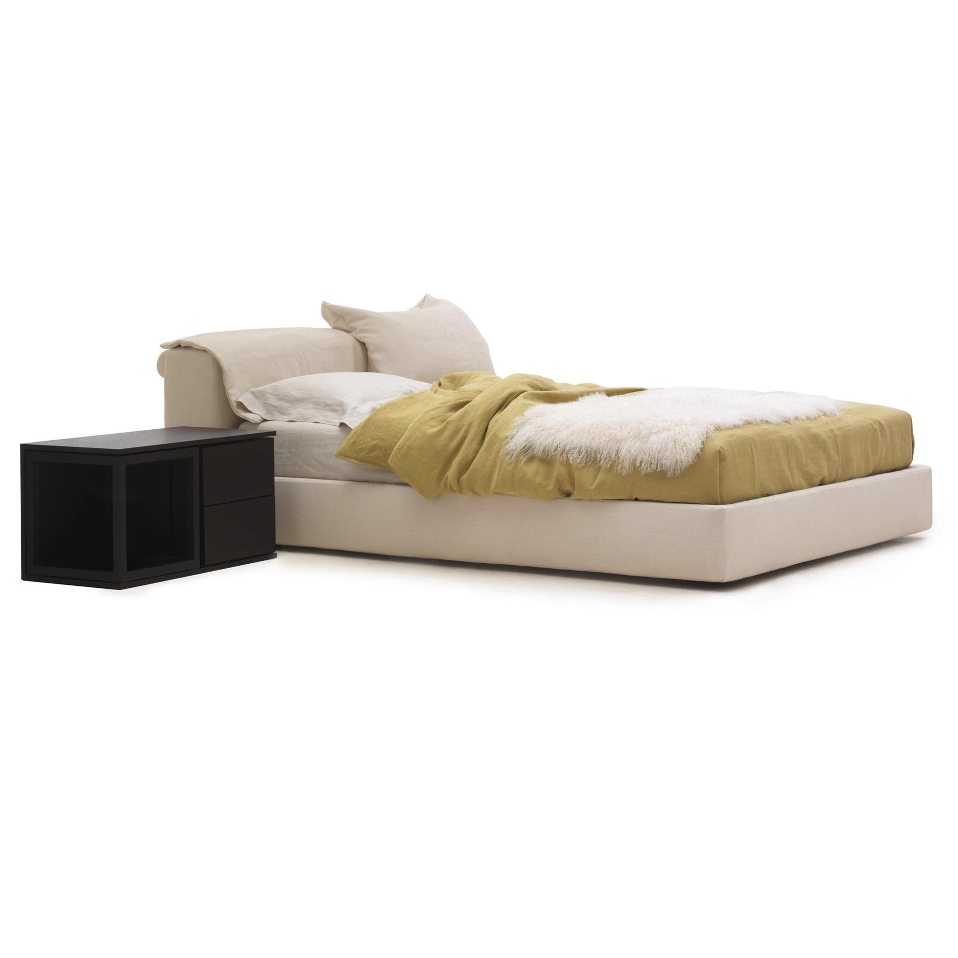 Кровать без ножек L34 Mex C — Cassina, кожа