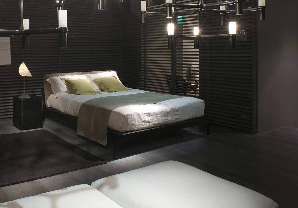 Дизайнерская кровать L40 Sled Slim — Cassina, кожа, фото 3