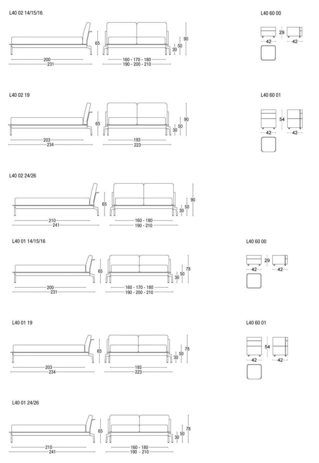 Дизайнерская кровать L40 Sled Slim — Cassina, кожа, фото 5