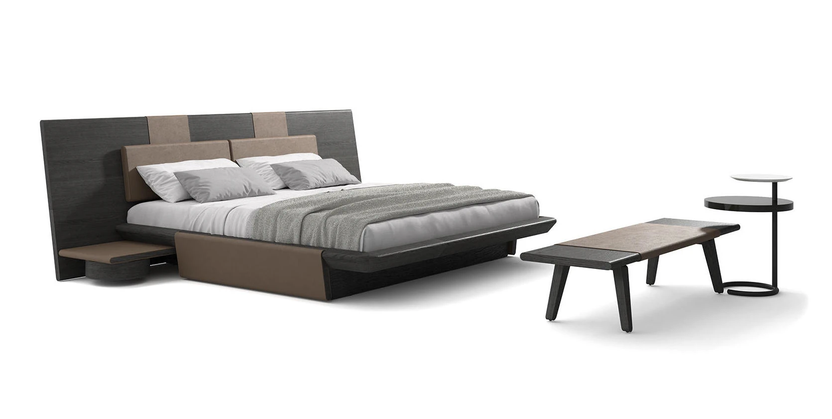 Кровать L42 Acute — Cassina, кожа, фото 2