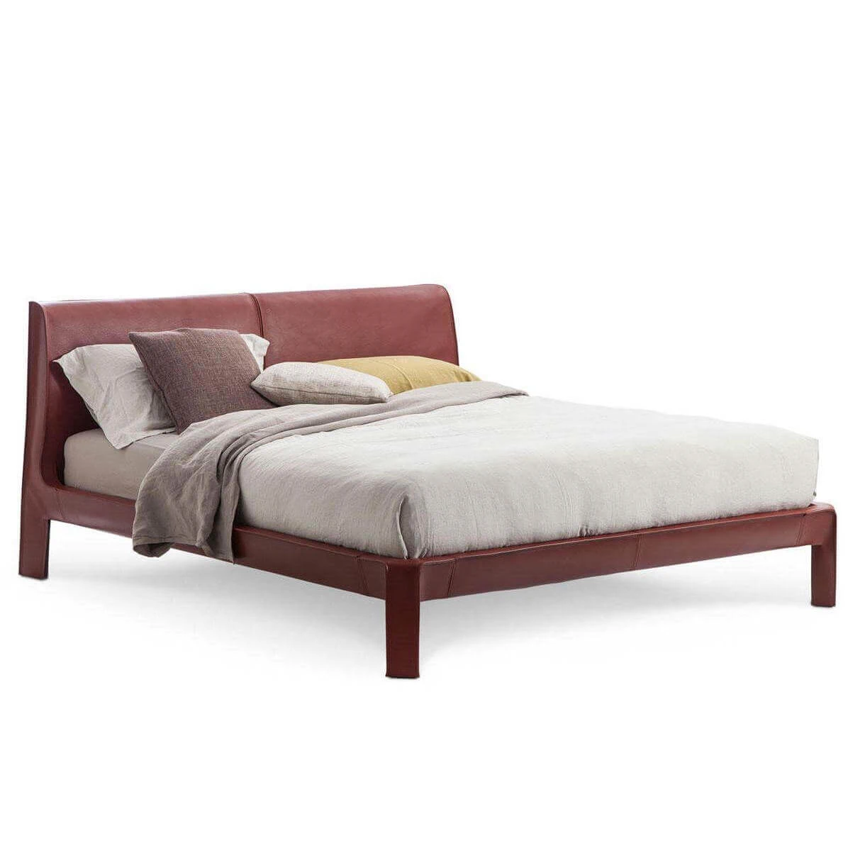 Кожаная современная кровать L50 Cab Night — Cassina, кожа
