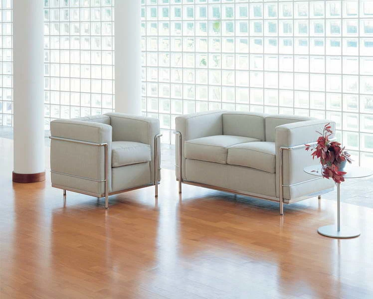 Кресло LC2 Fauteuil Grand Confort — Cassina, кожа, фото 6