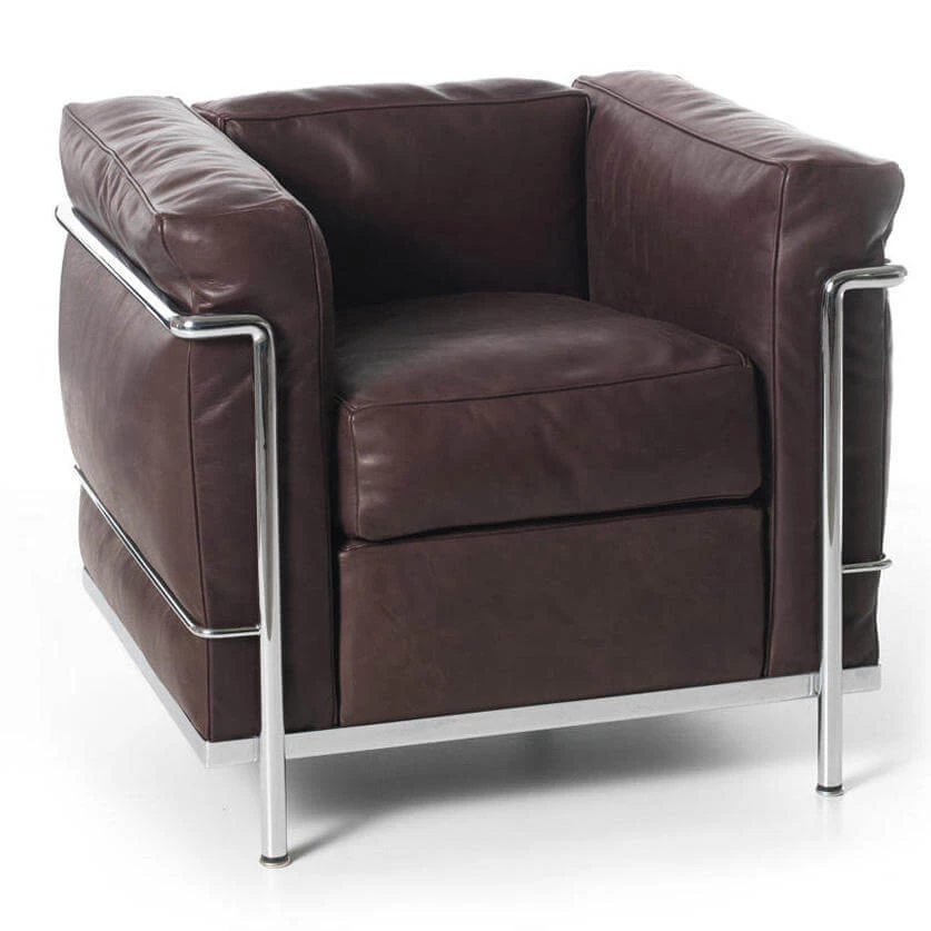 Кресло LC2 Fauteuil Grand Confort — Cassina, кожа