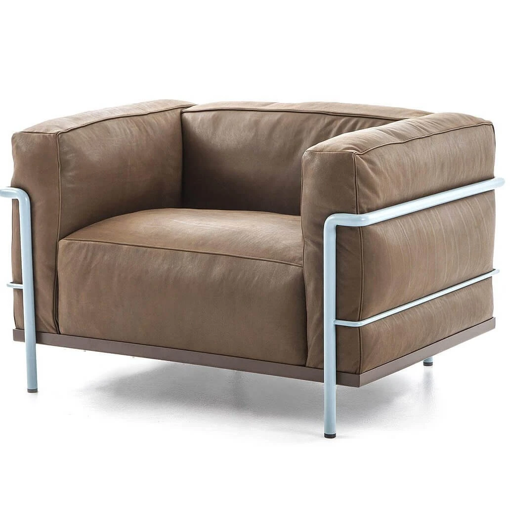 Кресло LC3 Fauteuil Grand Confort, grand modele — Cassina, кожа, фото 2