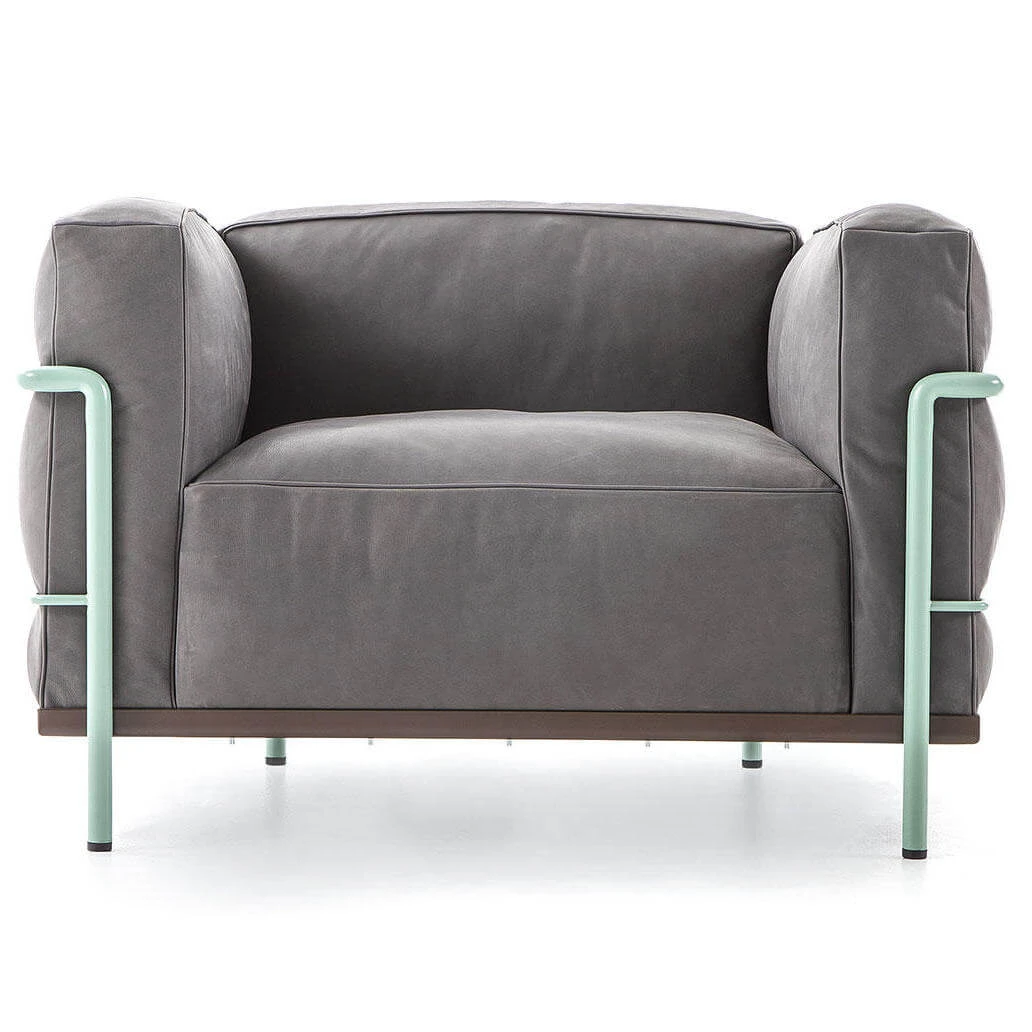 Кресло LC3 Fauteuil Grand Confort, grand modele — Cassina, кожа, фото 3