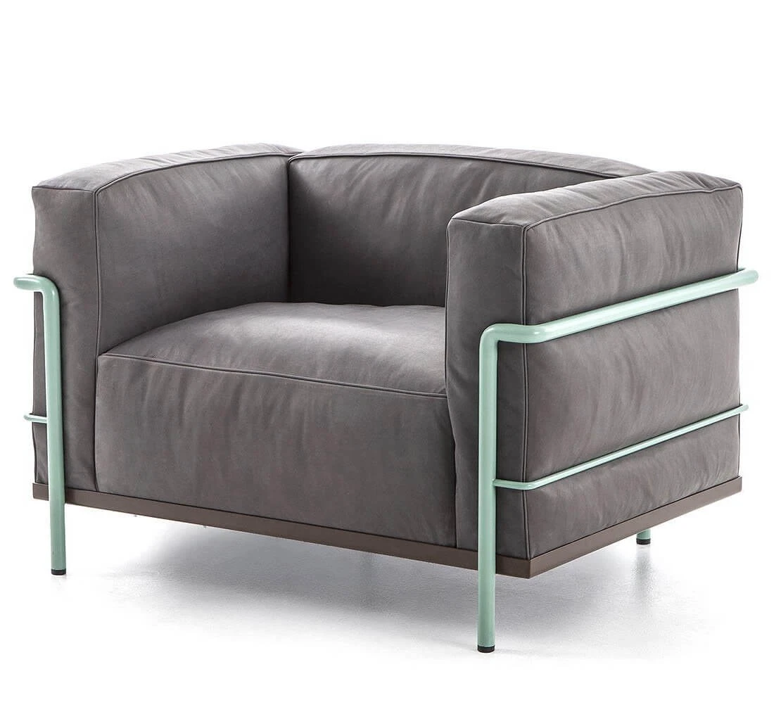 Кресло LC3 Fauteuil Grand Confort, grand modele — Cassina, кожа, фото 4
