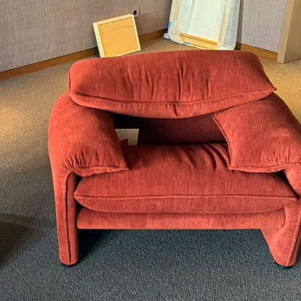 Кресло Maralunga 40 Fox 13FF09 — Cassina, кожа, фото 2