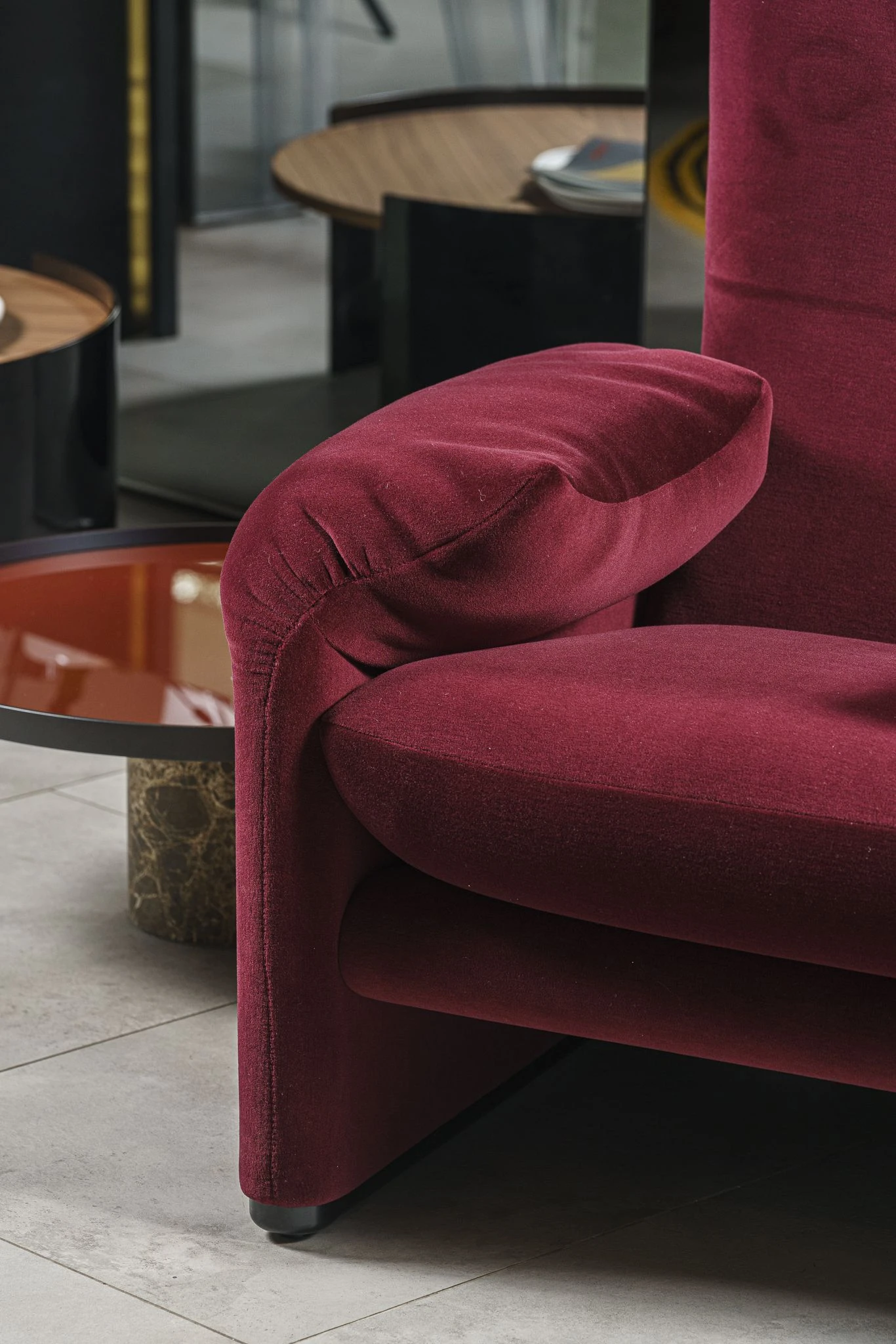 Кресло Maralunga 40 Vinaccia — Cassina, кожа, фото 6