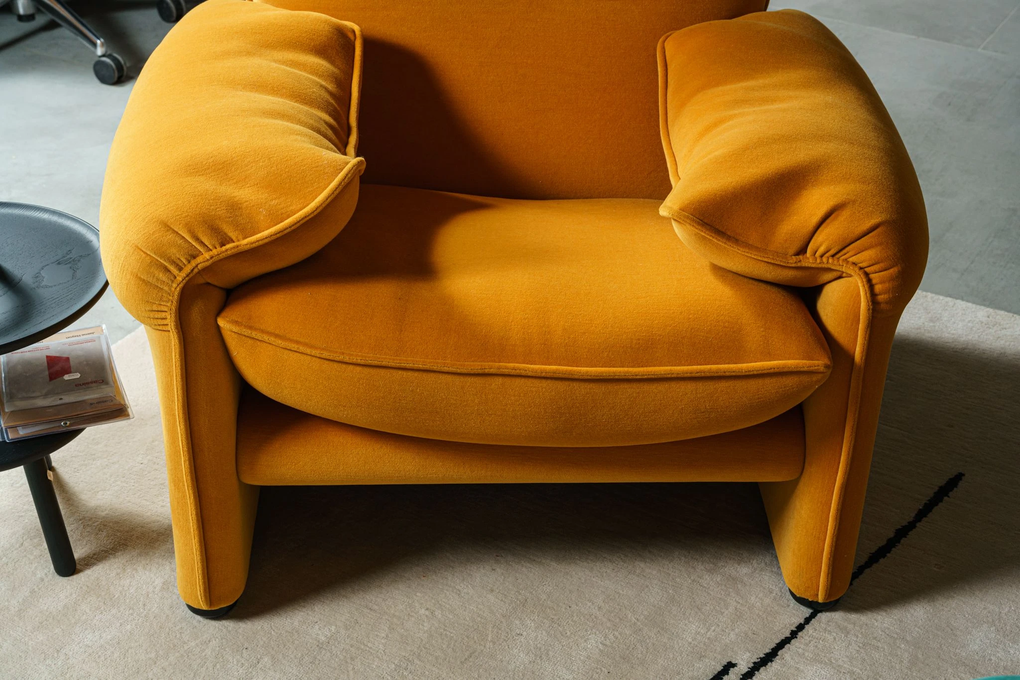 Кресло Maralunga 40 — Cassina, кожа, фото 3