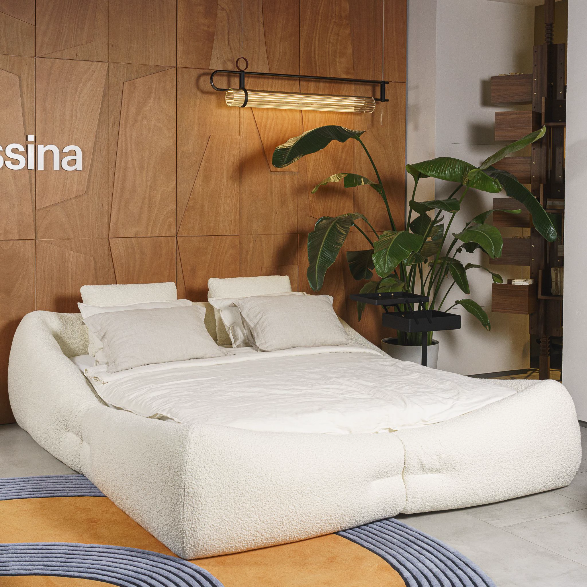 Кровать в ткани букле Mon-Nid — Cassina, ткань, фото 2