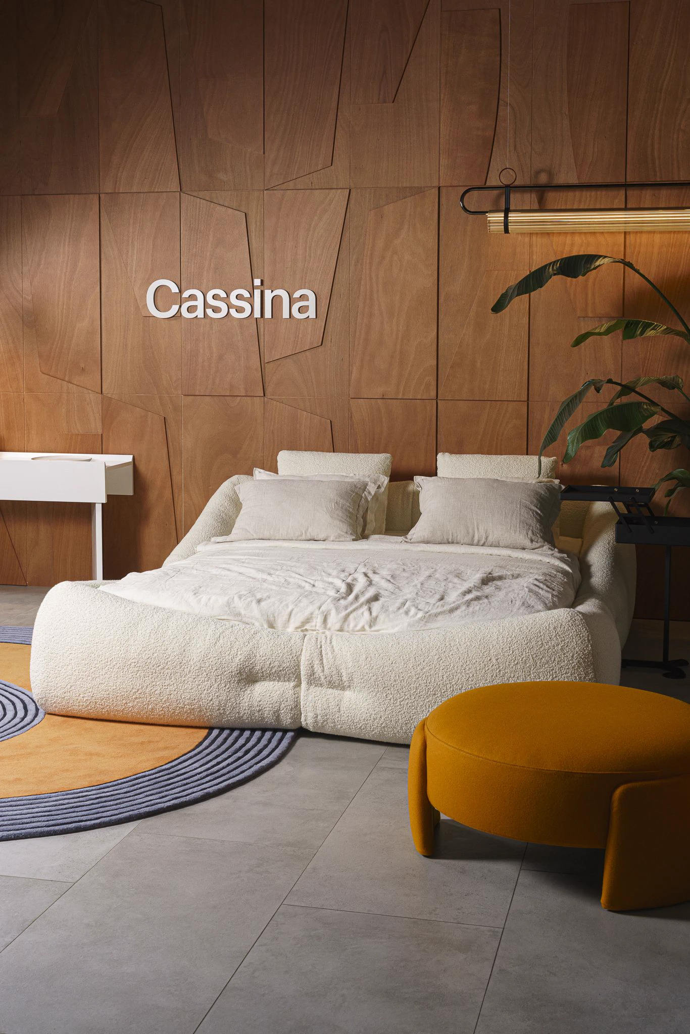 Кровать в ткани букле Mon-Nid — Cassina, ткань, фото 3