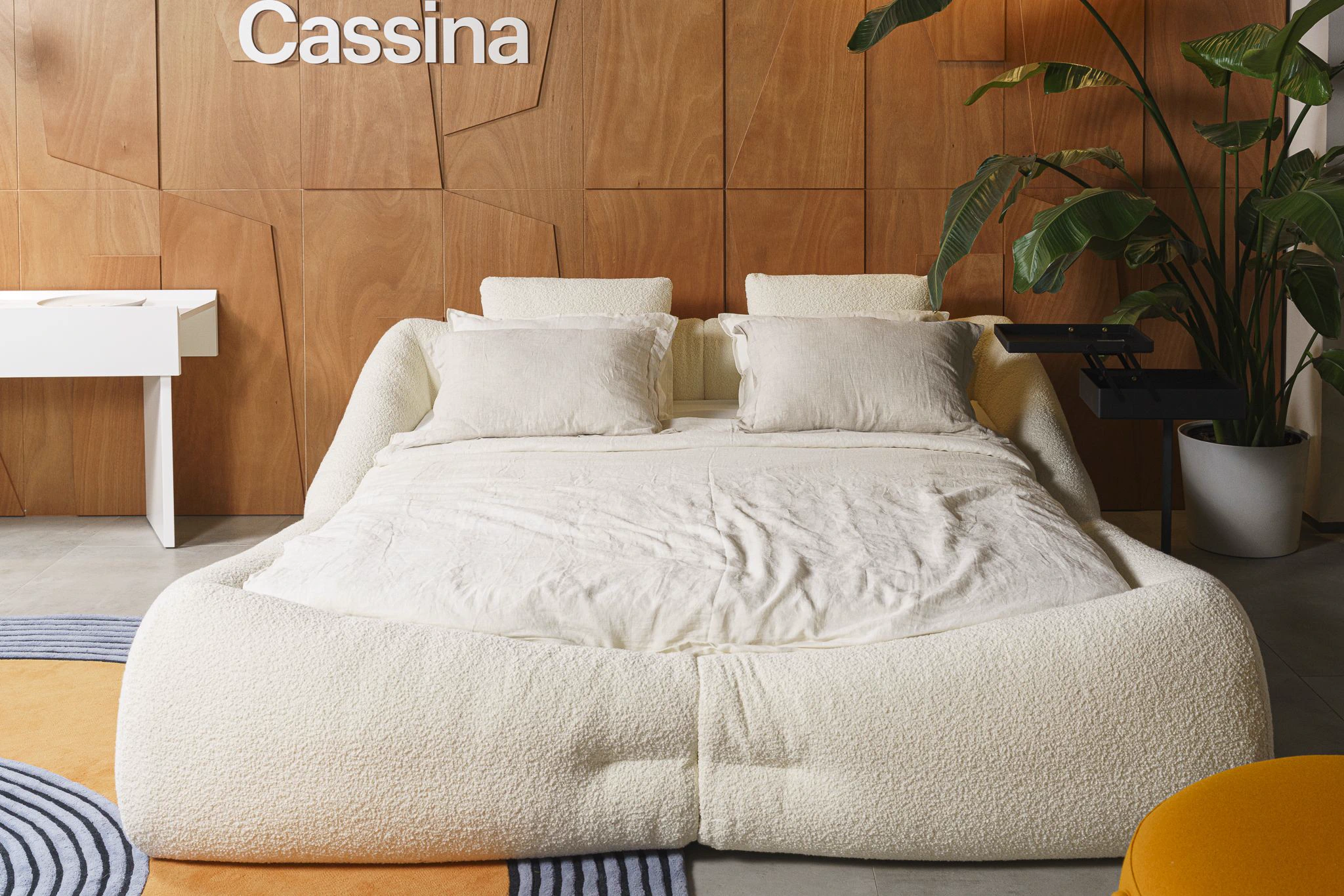Кровать в ткани букле Mon-Nid — Cassina, ткань, фото 4