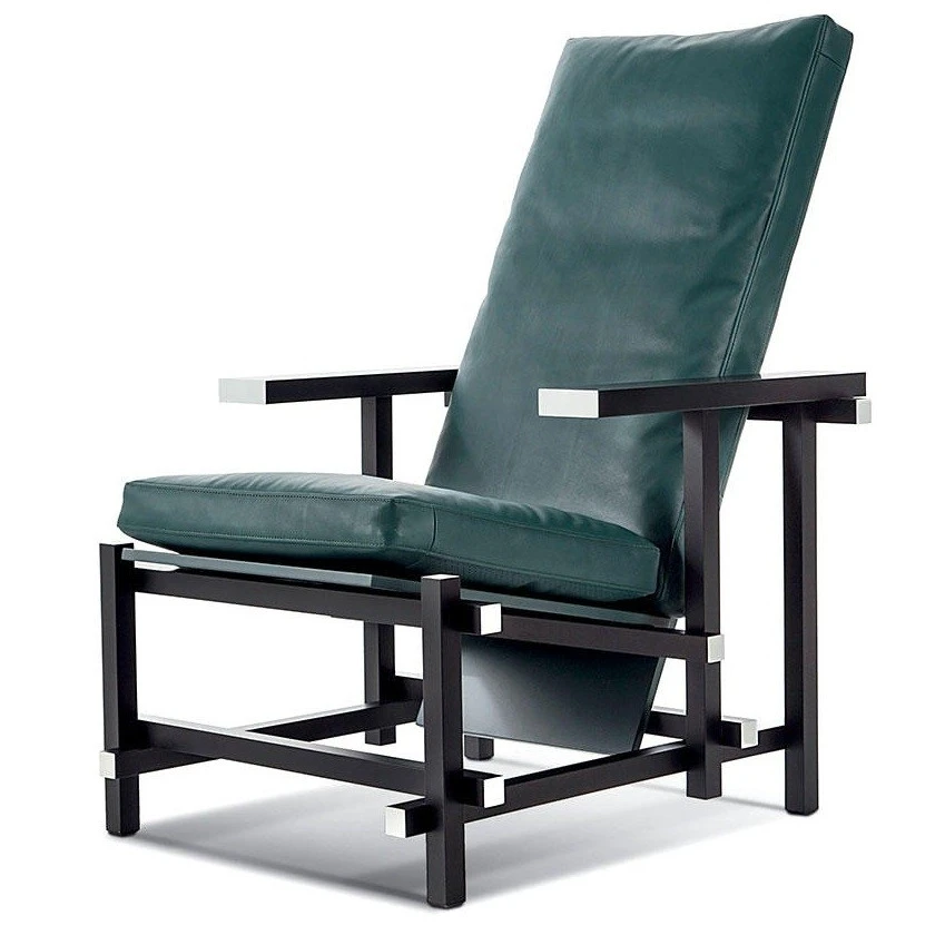 Кресло Red and Blue — Cassina, кожа
