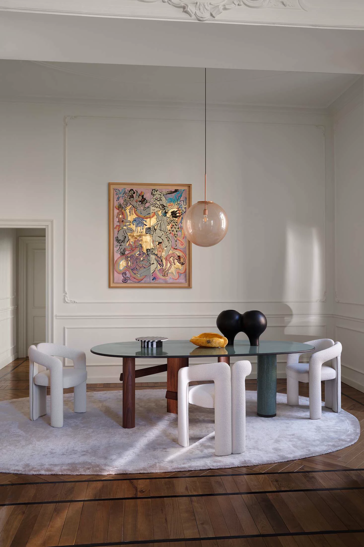 Стол Sengu Oval — Cassina, мрамор, фото 3