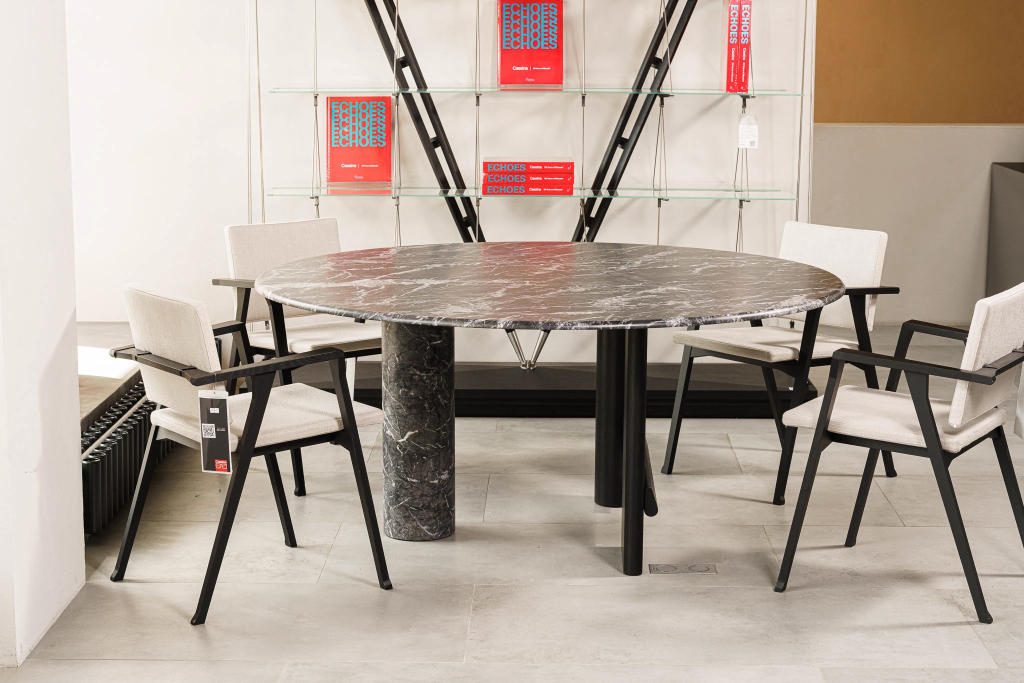 Стол Sengu Round — Cassina, мрамор, фото 2