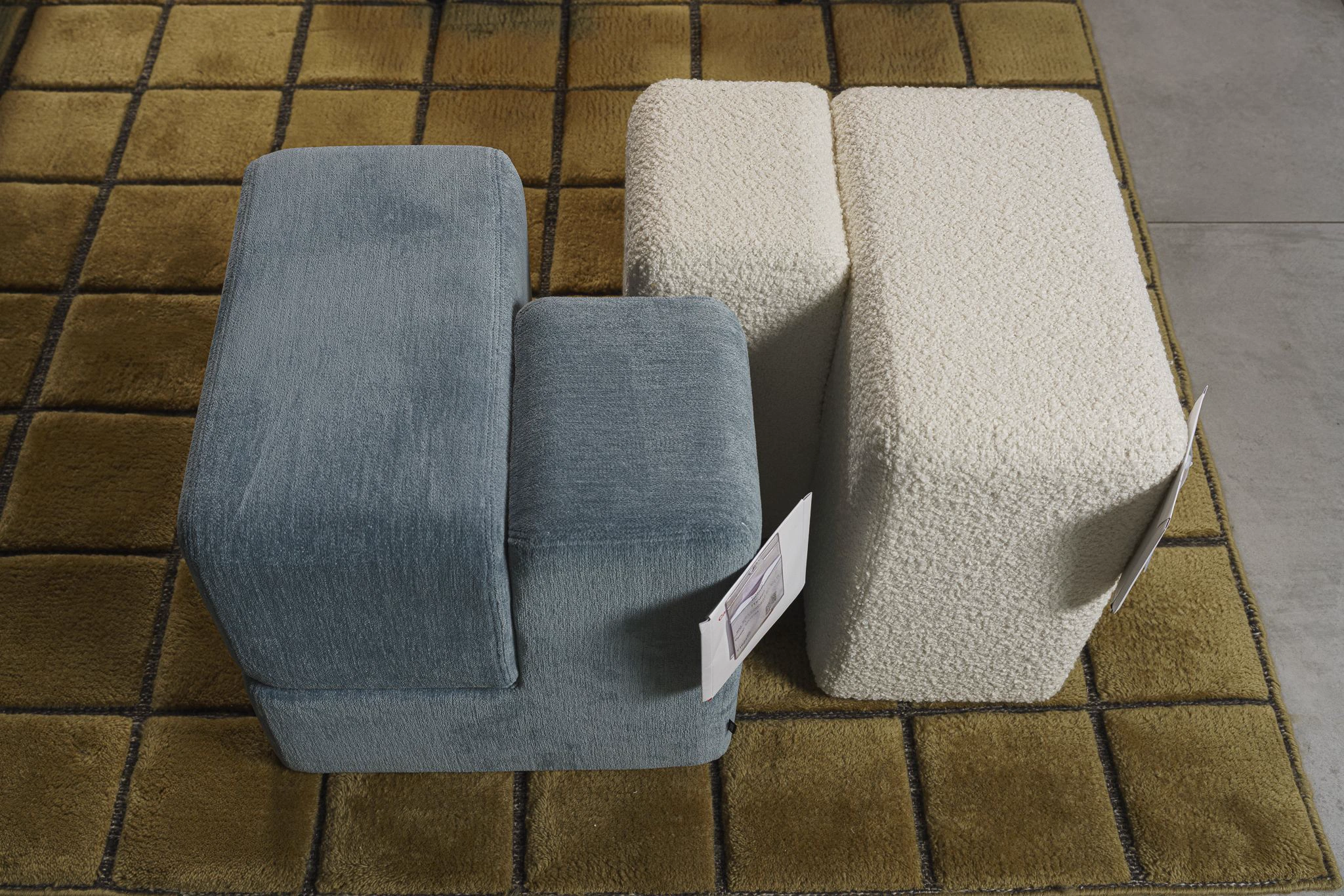 Пуф Soft Corners Bianco — Cassina, кожа, фото 6