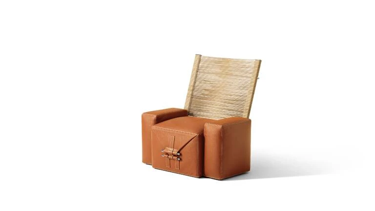 Кресло Somewhere el - S — Cassina, кожа, фото 2