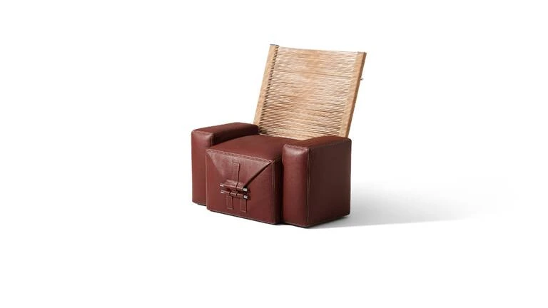 Кресло Somewhere el - S — Cassina, кожа, фото 4