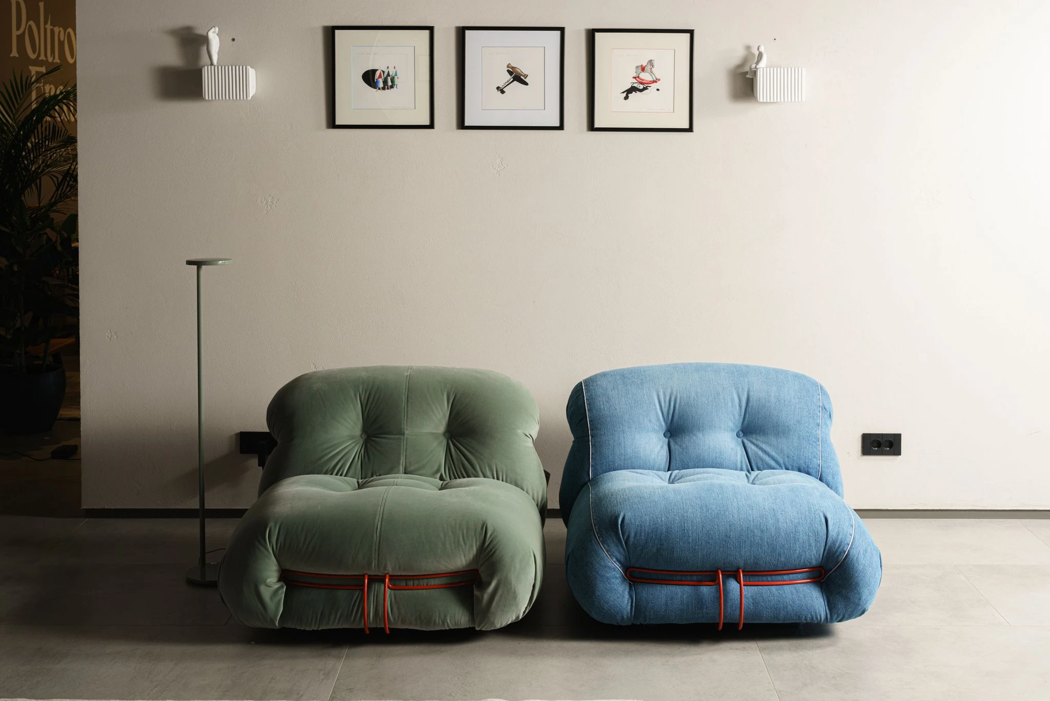 Кресло Soriana Denim — Cassina, ткань, фото 5