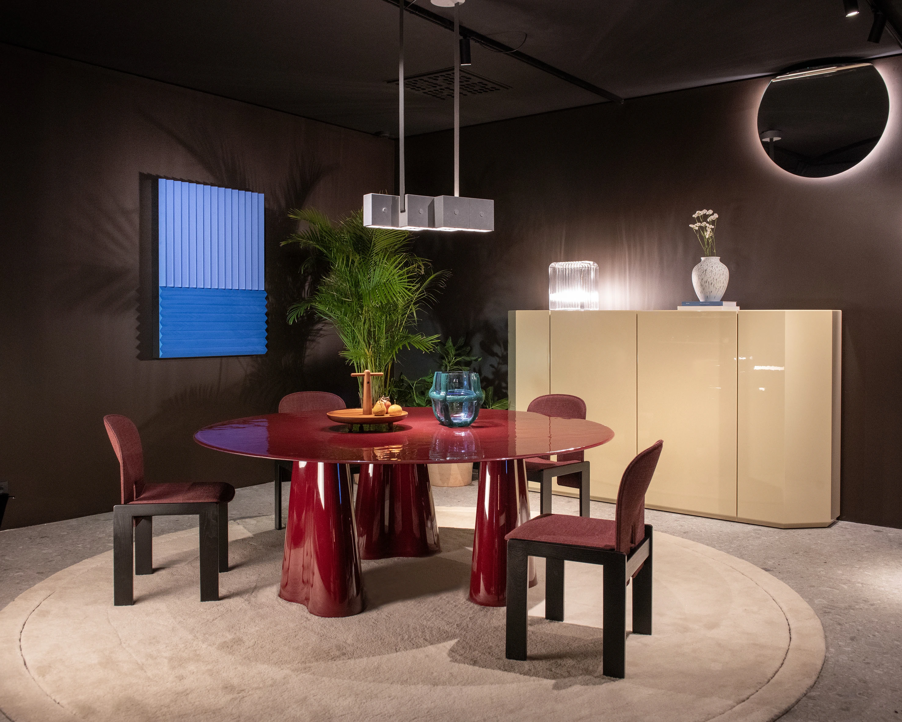 Современный дизайн Стол Treflo — Cassina, стекло, фото 5