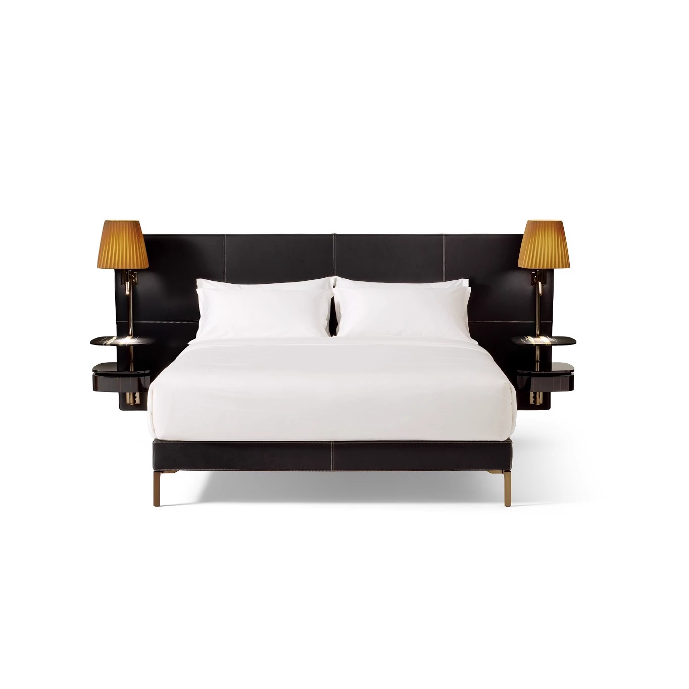 Кровать Volage Ex-S Night — Cassina, кожа