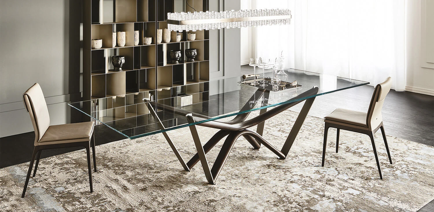 Стол Aitrone — Cattelan Italia, стекло, фото 3