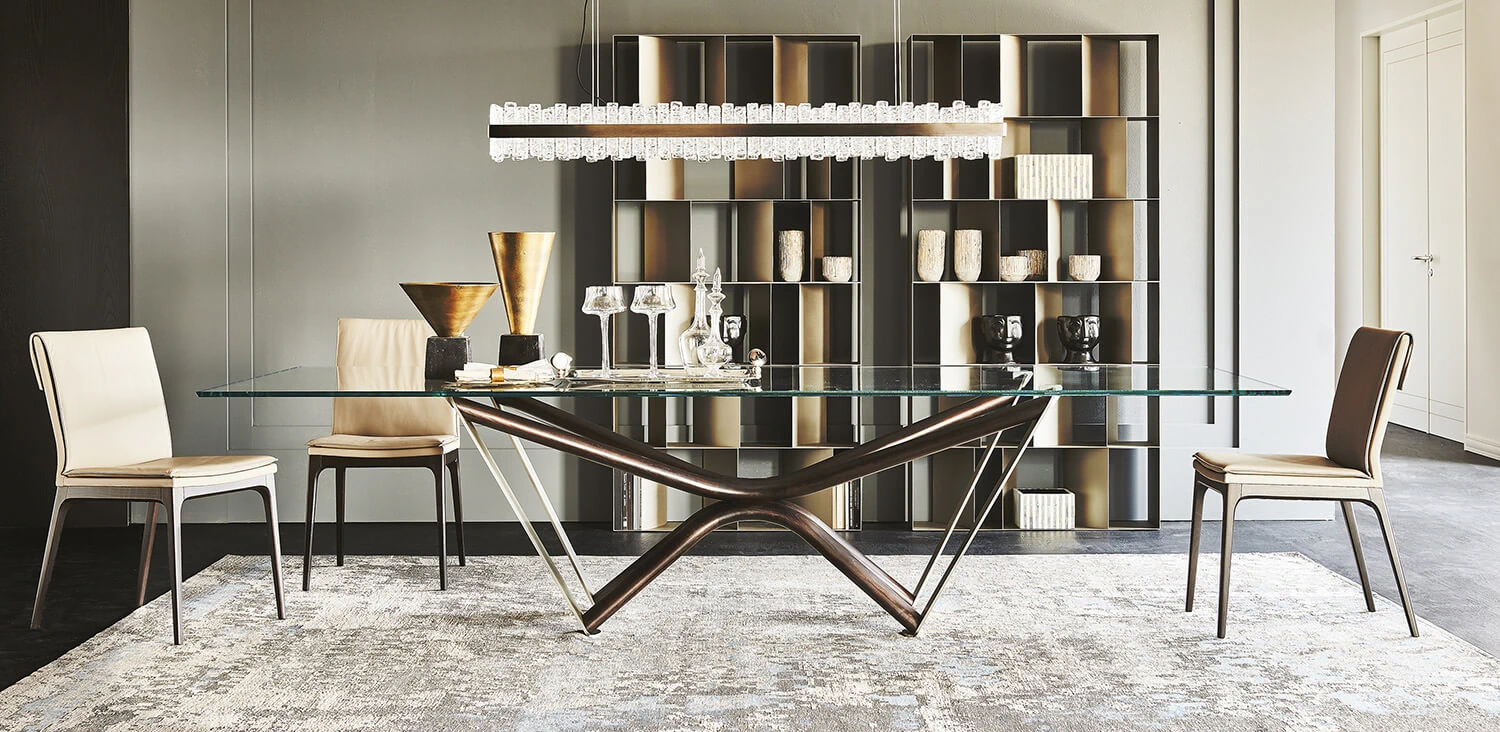 Стол Aitrone — Cattelan Italia, стекло, фото 4