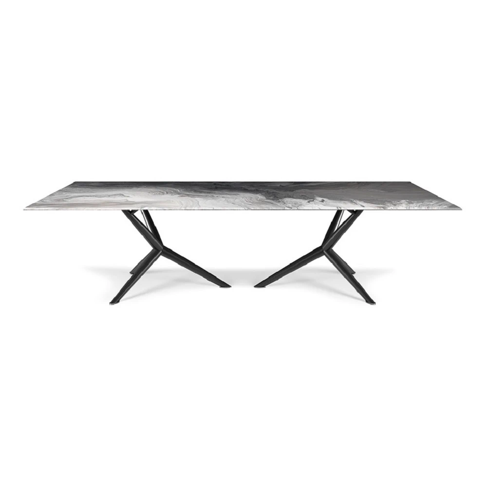 Стол Atlantis Crystalart / Keramik — Cattelan Italia, стекло