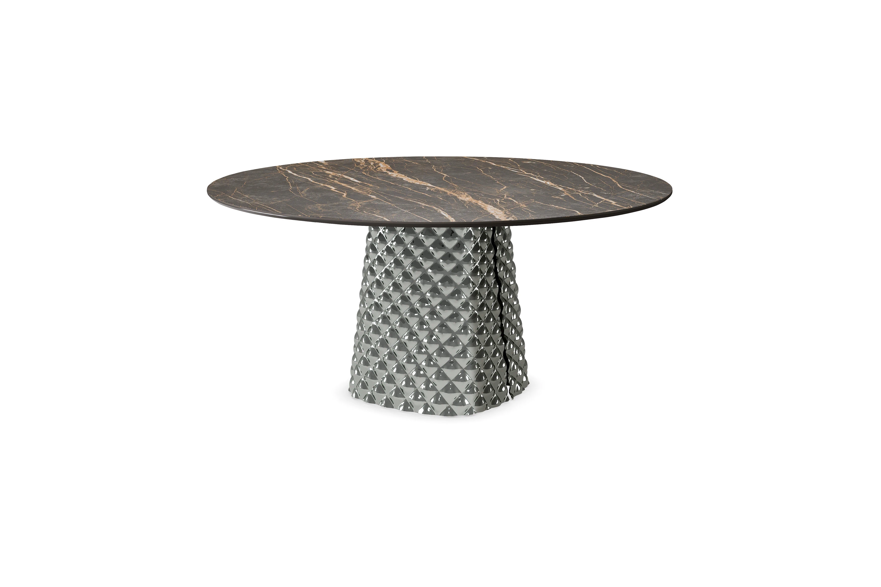 Современный дизайн Стол Atrium Keramik Round — Cattelan Italia, стекло, фото 2