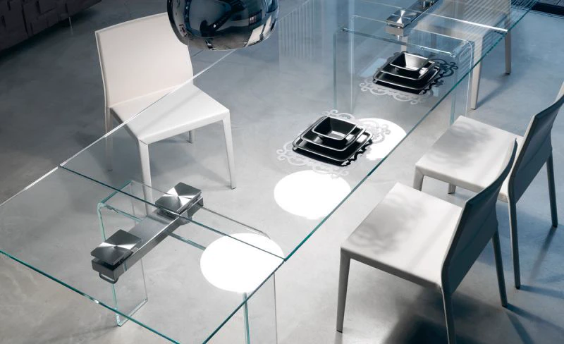 Стол Azimut — Cattelan Italia, стекло, фото 3
