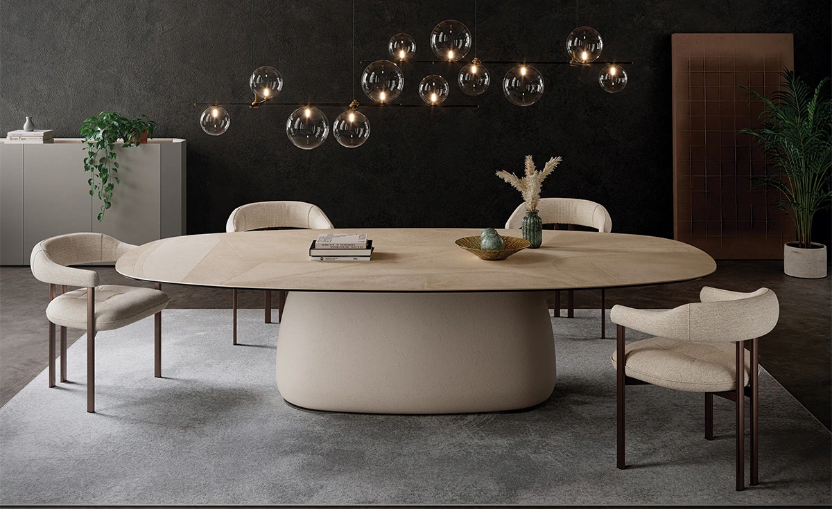 Стол Botero Keramik — Cattelan Italia, керамика, фото 3