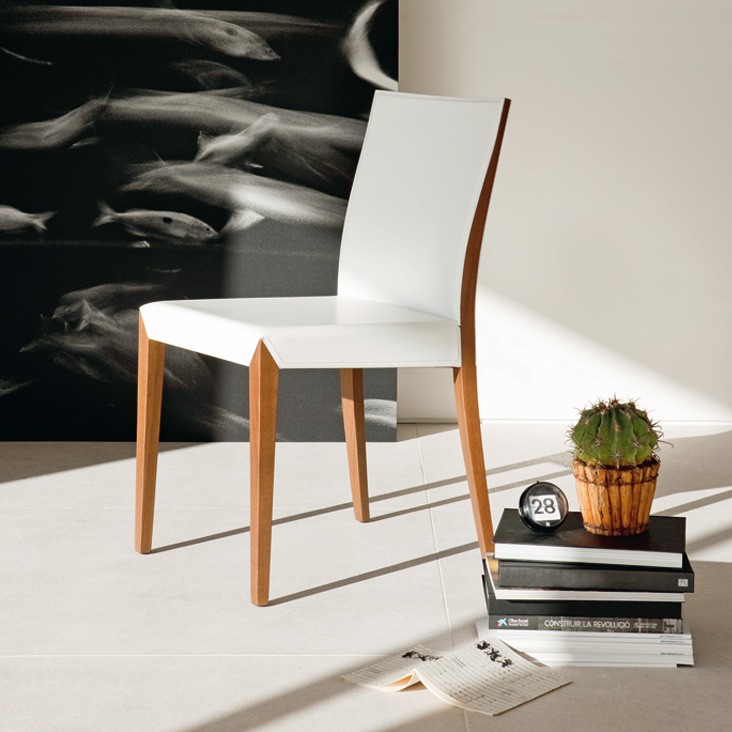 Стул Brigitta — Cattelan Italia, кожа, фото 3