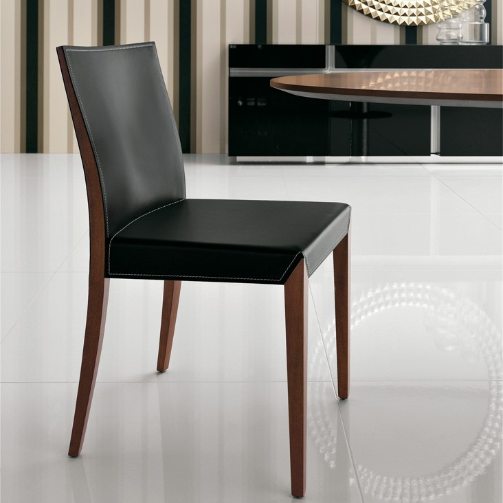 Стул Brigitta — Cattelan Italia, кожа, фото 4