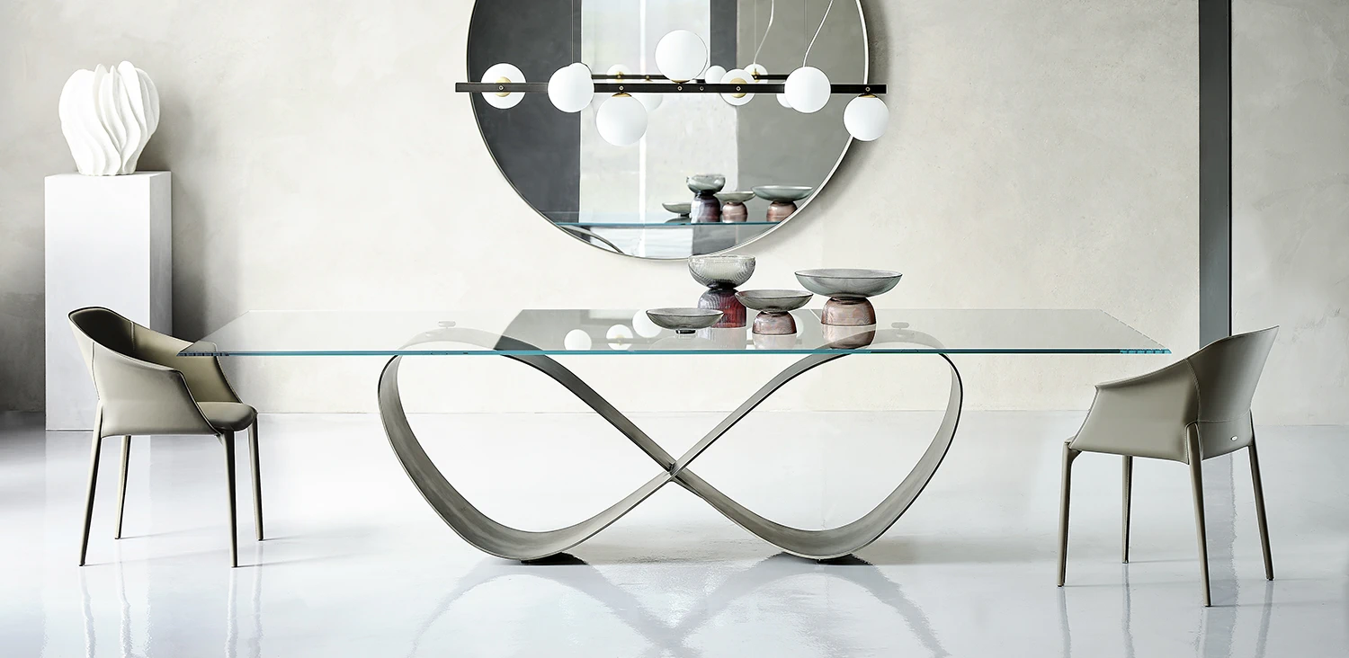 Стол Butterfly — Cattelan Italia, стекло, фото 2