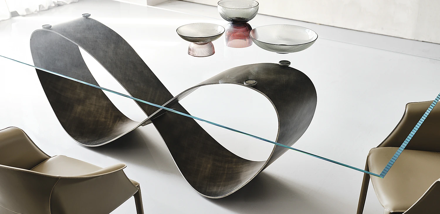 Стол Butterfly — Cattelan Italia, стекло, фото 4