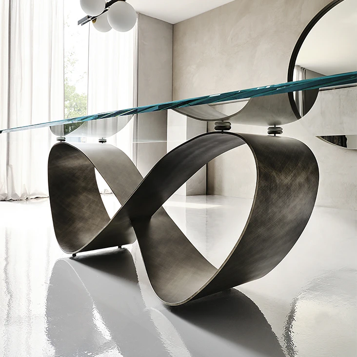 Стол Butterfly — Cattelan Italia, стекло, фото 5
