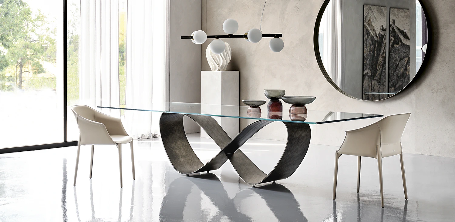 Стол Butterfly — Cattelan Italia, стекло, фото 6